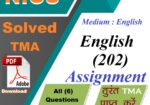 NIOS SOLVED ASSIGNMENT 2025-26